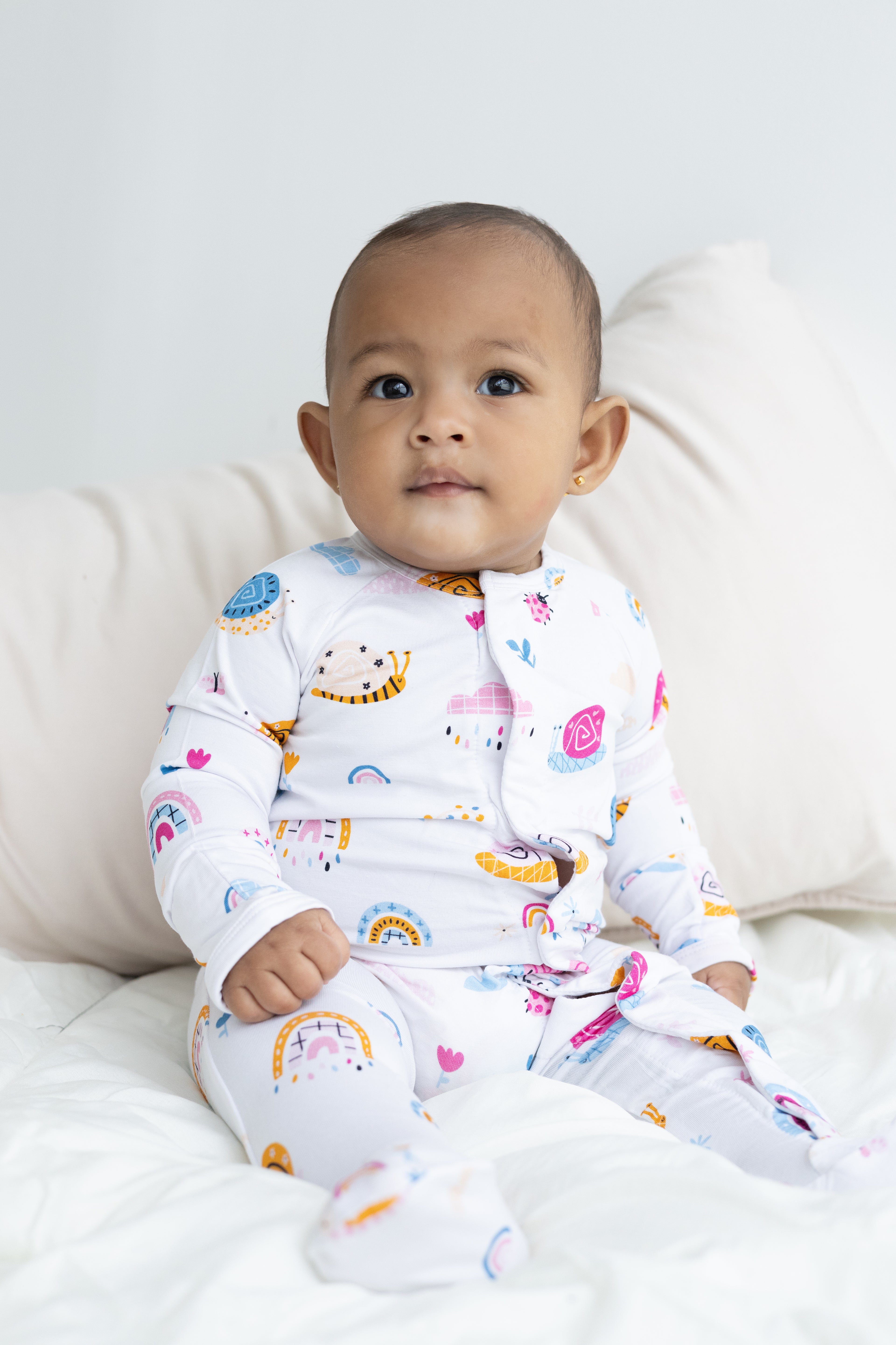 Footie Romper Rainbow Land