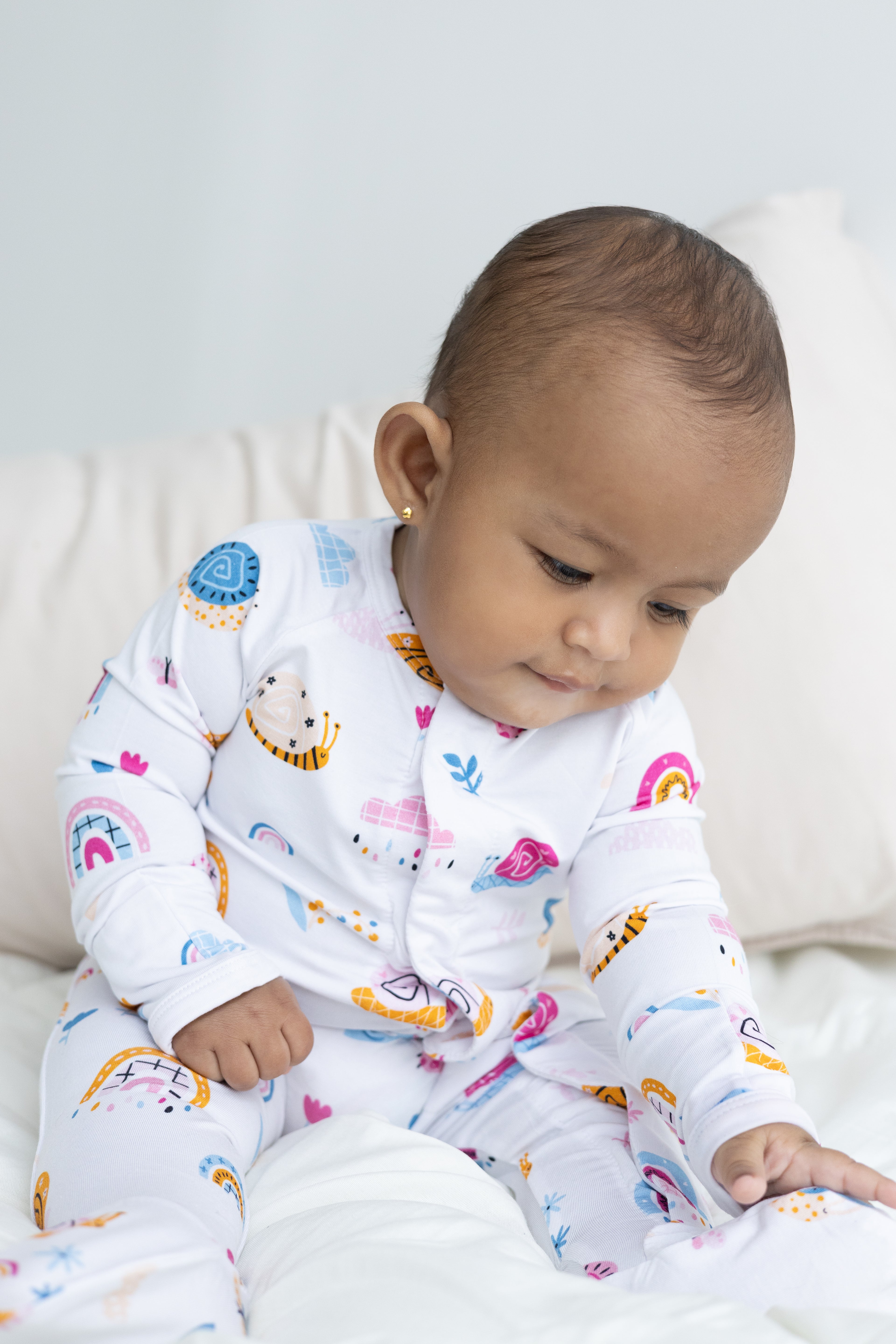 Footie Romper Rainbow Land