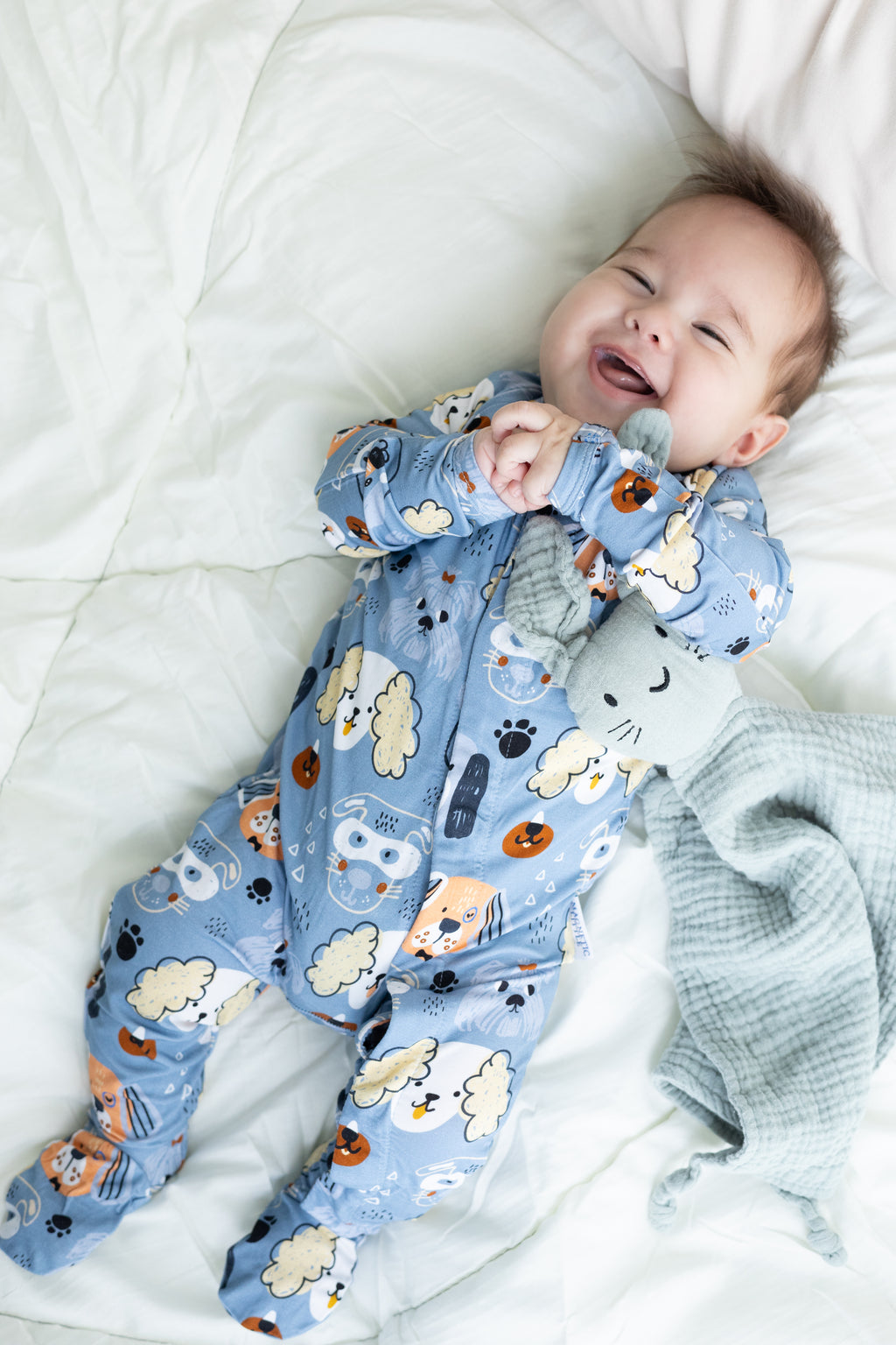 Footie Romper Organic Dog Land