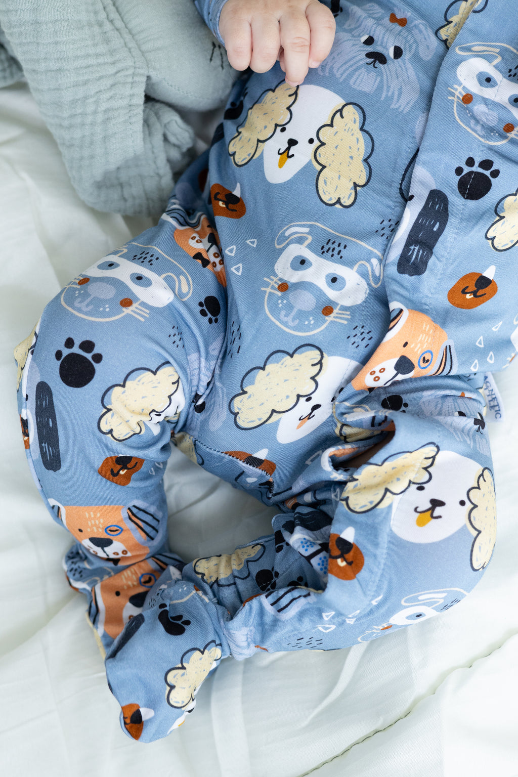 Footie Romper Organic Dog Land