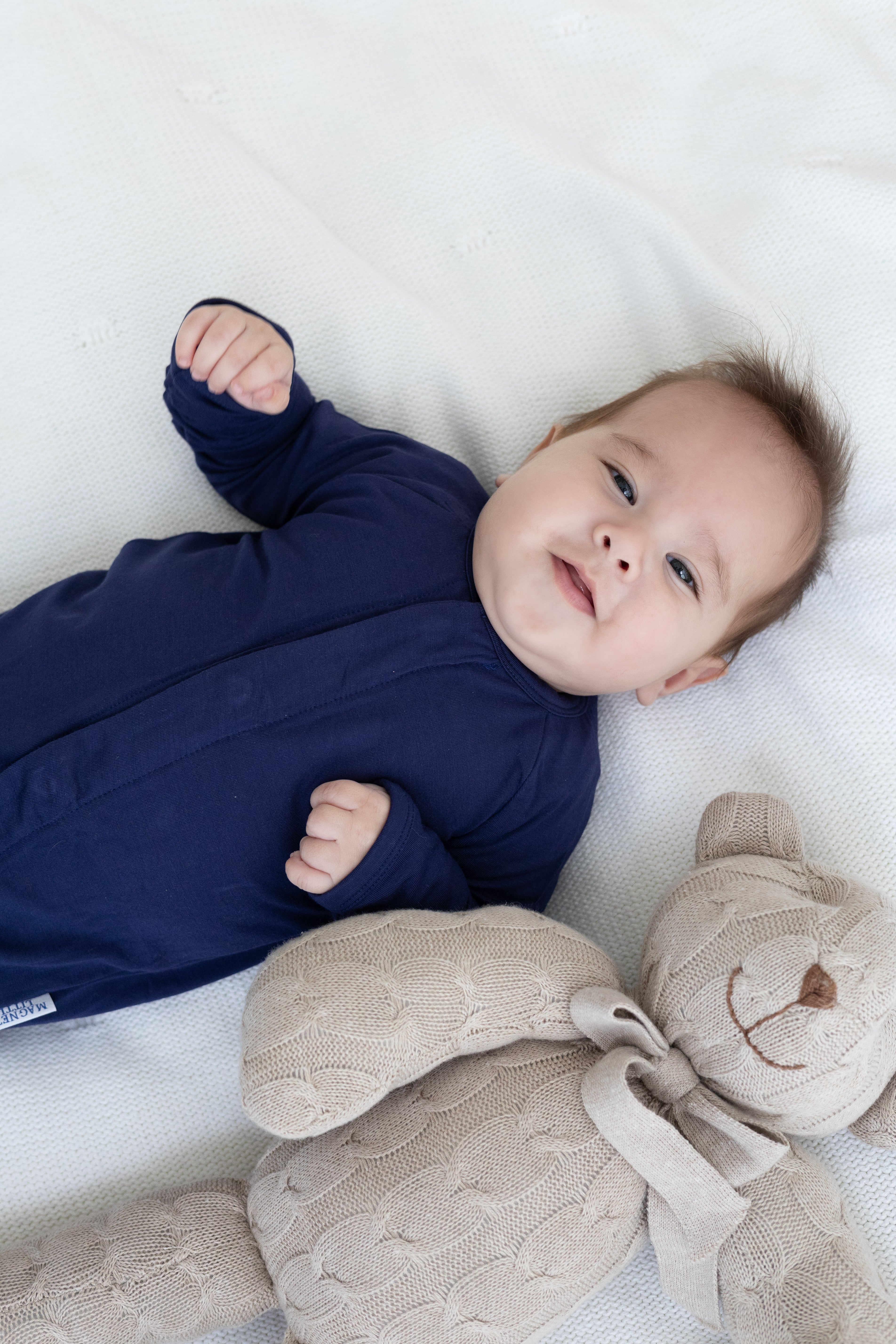 Footie Romper Navy Blue